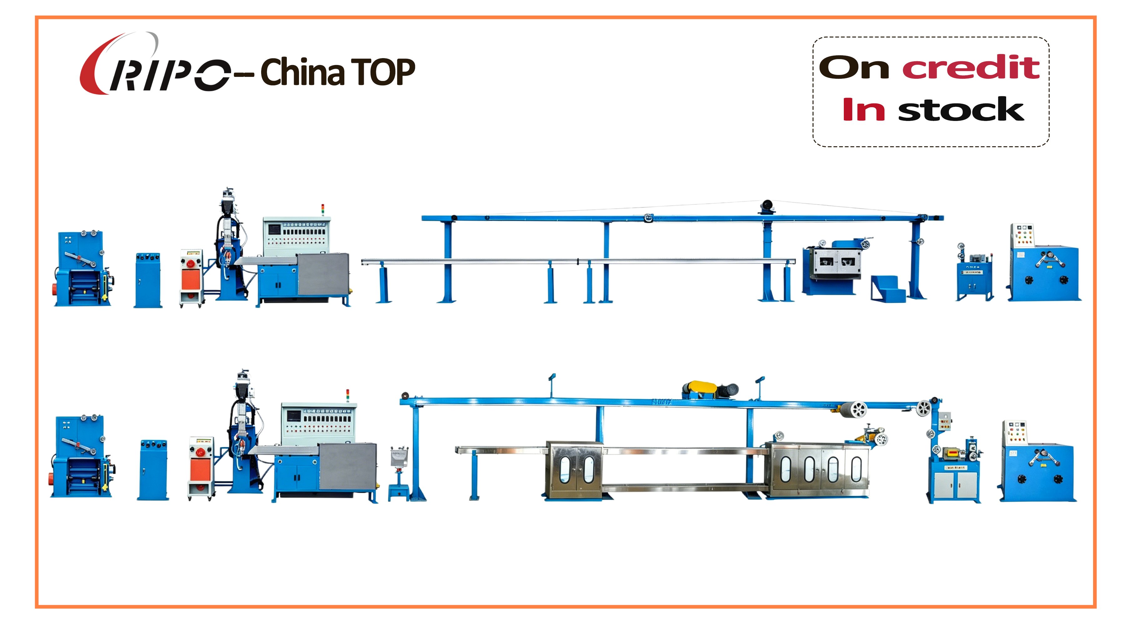 Completed Extrusion Line For PVC And PE Insulation Wire